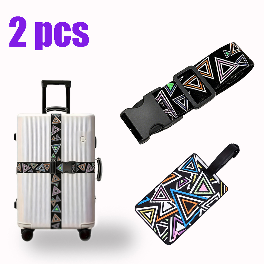 Travel Luggage Set - Juego de 2 Correas para Equipaje