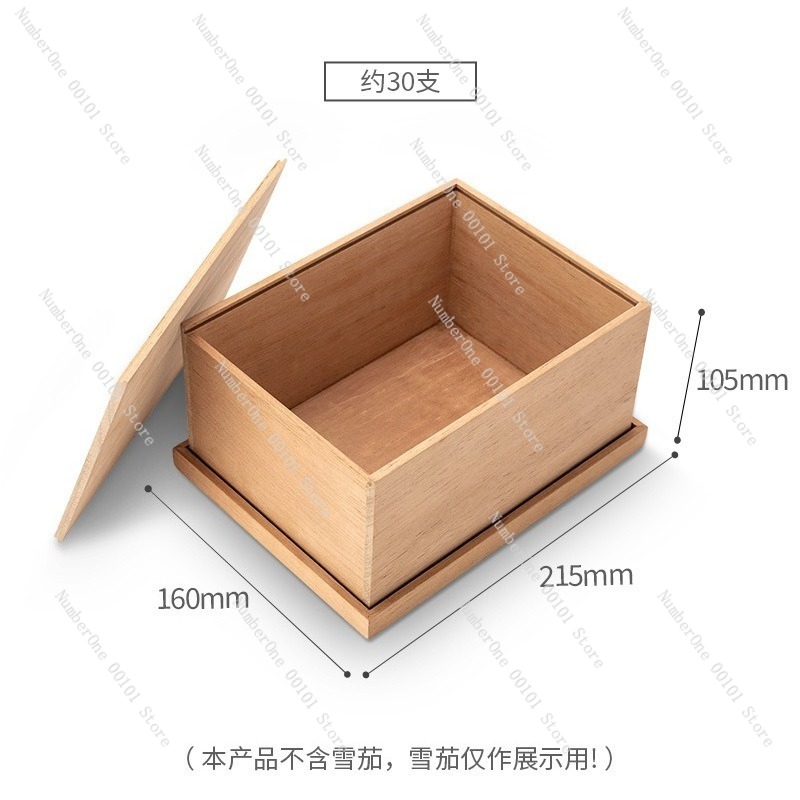 Premium Cigar Case - Humidor de Cedro Premium para Cigarros,