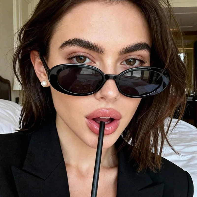 Designer Sunglasses - Gafas de sol ovaladas de estilo