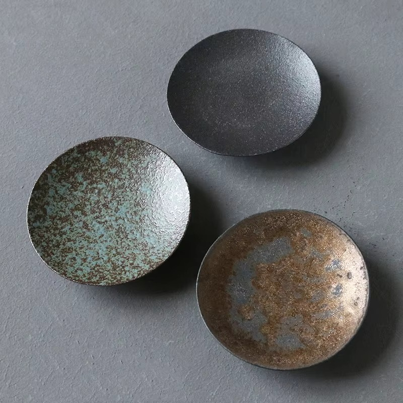 Marble Coaster Set - Posavasos de cerámica: tapetes antideslizantes y