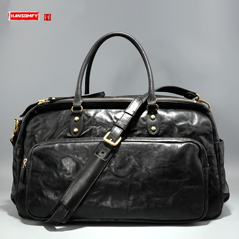 Leather Briefcase - Bolsa de Viaje de Negocios Estilo
