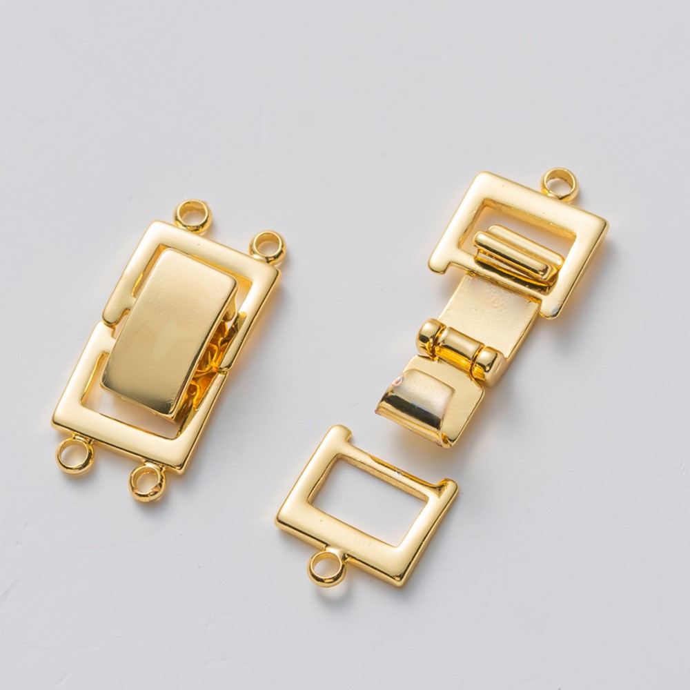 2 piezas de cierres de cadena  - Gold Plated Jewelry reseña y precio