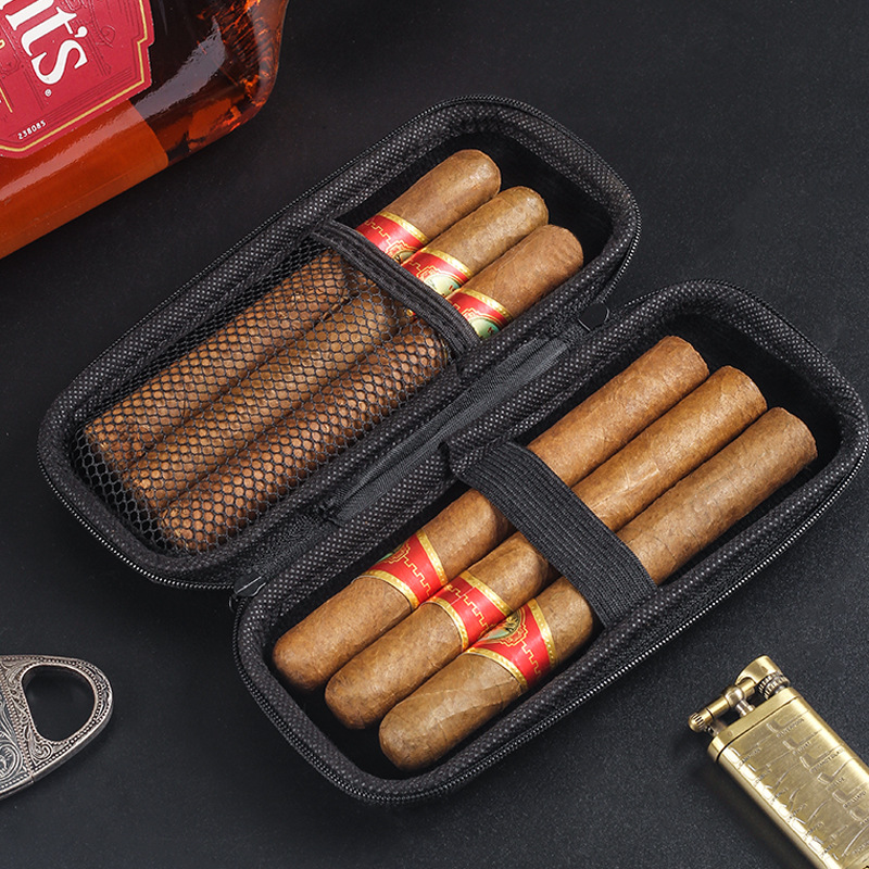 Estuche portátil para 6 cigarr - Premium Cigar Case reseña y precio