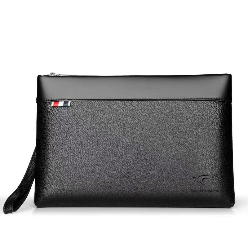 Cartera de cuero de marca de l - Leather Wallet Men reseña y precio