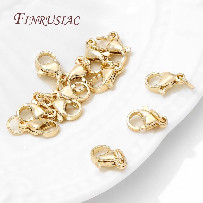 Cierres de langosta chapados e - Gold Plated Jewelry reseña y precio