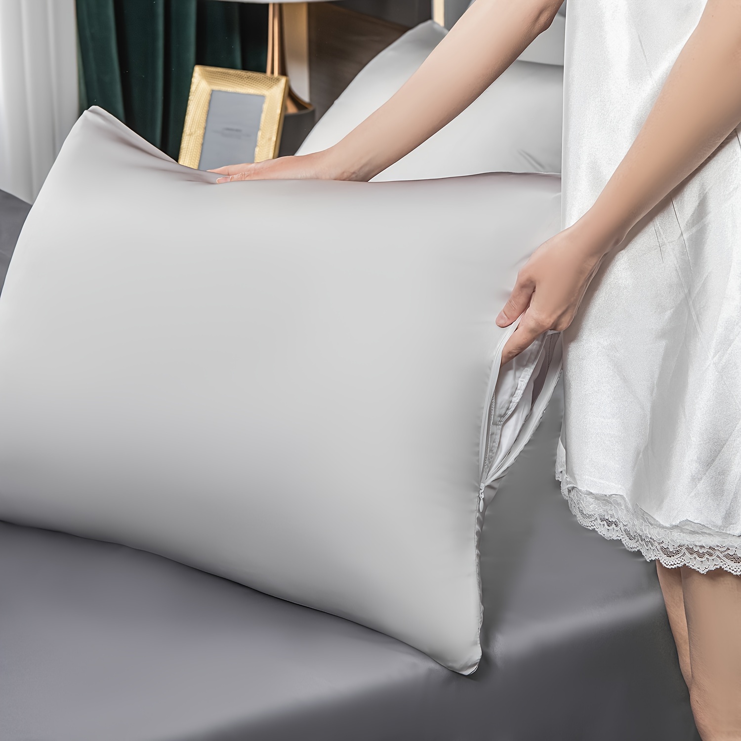 2 Fundas de Almohada de Seda d - Silk Pillowcase reseña y precio