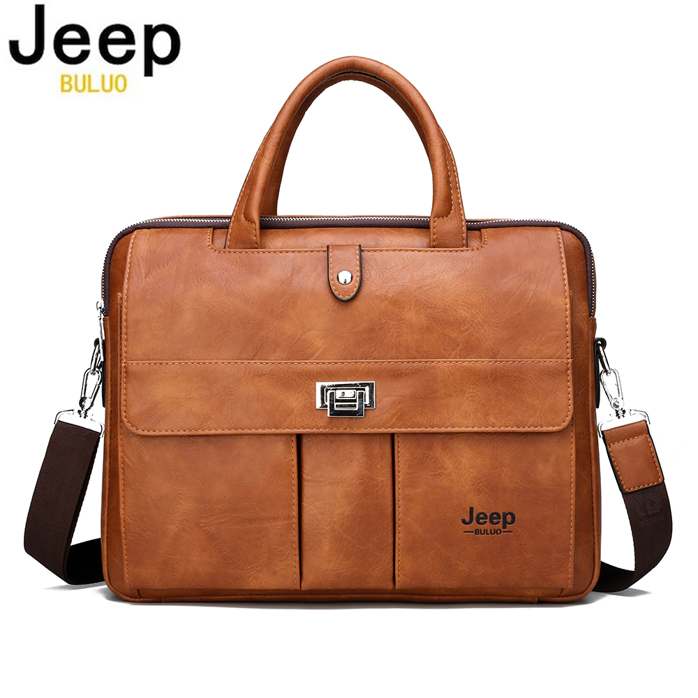 Maletín de Cuero para Hombre J - Leather Briefcase reseña y precio