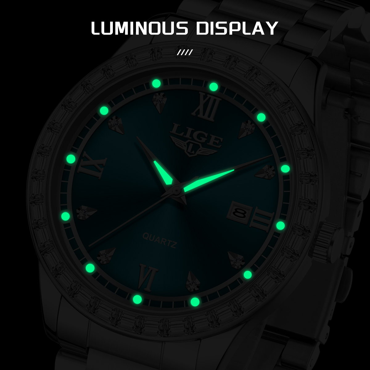 Relojes LIGE de cuarzo de lujo - Luxury Watch Men reseña y precio