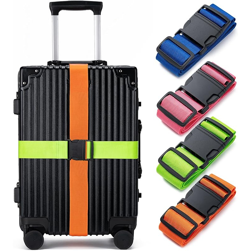 Juego de 4 correas para equipa - Travel Luggage Set reseña y precio