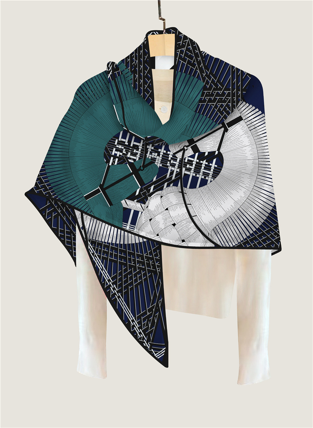 Chales triangulares, bufandas  - Cashmere Scarf reseña y precio